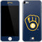 MLB Milwaukee Brewers - Solid Distressed Apple iPod Skin