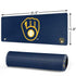 MLB Milwaukee Brewers - Solid Distressed Gaming Mouse Pad