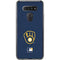 MLB Milwaukee Brewers - Solid Distressed LG K51/Q51 Clear Case