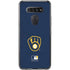 MLB Milwaukee Brewers - Solid Distressed LG K51/Q51 Clear Case