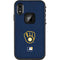 MLB Milwaukee Brewers - Solid Distressed LifeProof Fre iPhone Skin