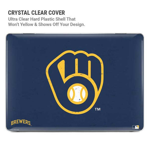 MLB Milwaukee Brewers - Solid Distressed MacBook Air 13in M1 (2021) Case plus Skin