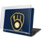 MLB Milwaukee Brewers - Solid Distressed MacBook Pro 15in (2016-19) Case plus Skin