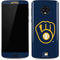 MLB Milwaukee Brewers - Solid Distressed Moto G6 Skin