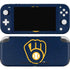 MLB Milwaukee Brewers - Solid Distressed Nintendo Switch Lite Skin
