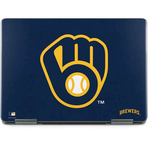 MLB Milwaukee Brewers - Solid Distressed Notebook 9 Pro 13in (2017) Skin