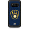 MLB Milwaukee Brewers - Solid Distressed Otterbox Commuter Galaxy Skin