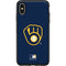 MLB Milwaukee Brewers - Solid Distressed Otterbox Symmetry iPhone Skin