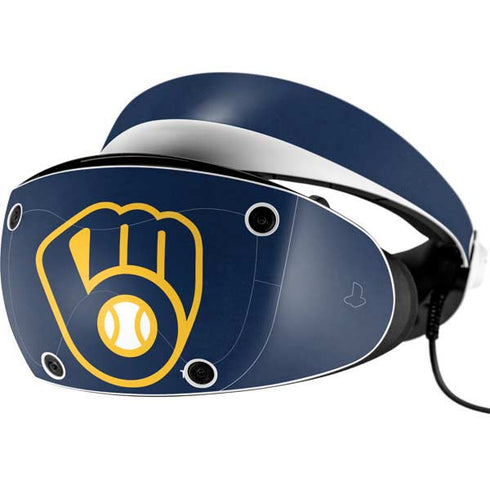 MLB Milwaukee Brewers - Solid Distressed PlayStation VR2 Skin
