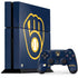 MLB Milwaukee Brewers - Solid Distressed PS4 Console and Controller Bundle Skin