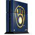 MLB Milwaukee Brewers - Solid Distressed PS4 Console Skin