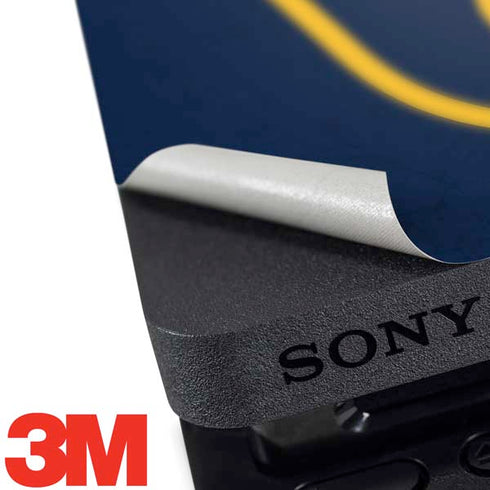 MLB Milwaukee Brewers - Solid Distressed PS4 Slim Bundle Skin