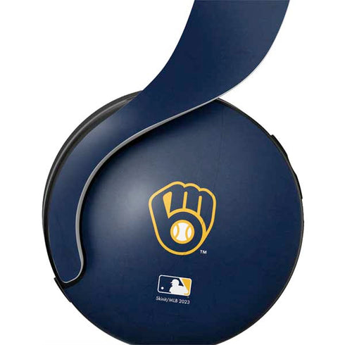 MLB Milwaukee Brewers - Solid Distressed PULSE 3D Wireless Headset for PS5 Skin
