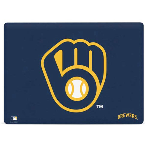 MLB Milwaukee Brewers - Solid Distressed Surface Laptop 3 13.5in Skin