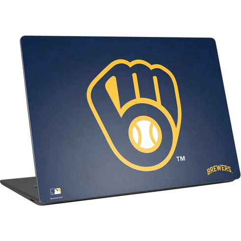 MLB Milwaukee Brewers - Solid Distressed Surface Laptop 4 15in Skin