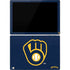 MLB Milwaukee Brewers - Solid Distressed Surface Pro 7 Skin