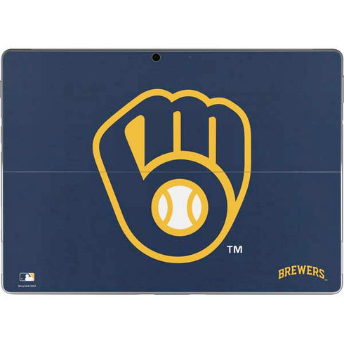 MLB Milwaukee Brewers - Solid Distressed Surface Pro 8 Skin