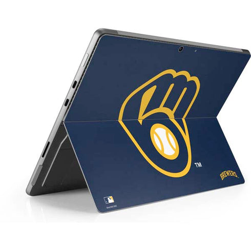MLB Milwaukee Brewers - Solid Distressed Surface Pro 8 Skin