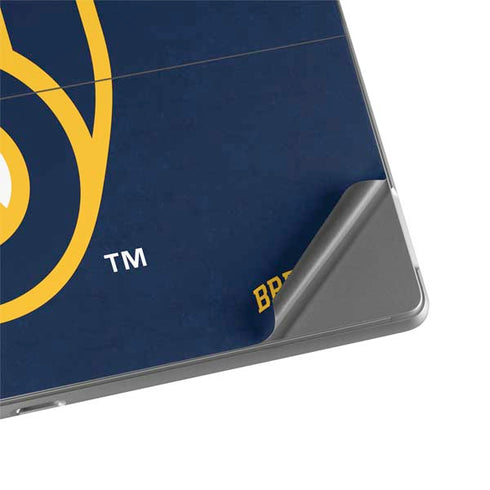 MLB Milwaukee Brewers - Solid Distressed Surface Pro 8 Skin