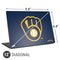 MLB Milwaukee Brewers - Solid Distressed Universal Laptop 12in (9.8 x 6.8in) Skin