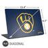 MLB Milwaukee Brewers - Solid Distressed Universal Laptop 16.6in (13.4 x 9.7in) Skin