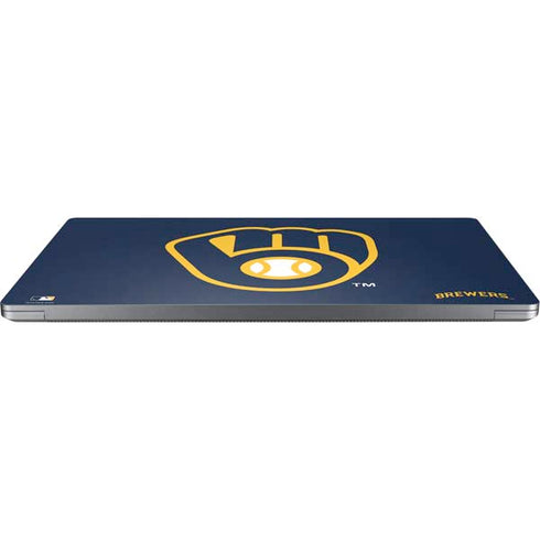 MLB Milwaukee Brewers - Solid Distressed Universal Laptop 16.6in (13.4 x 9.7in) Skin