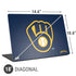 MLB Milwaukee Brewers - Solid Distressed Universal Laptop 18in (14.6 x 10.6in) Skin