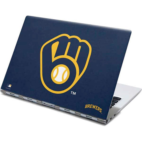 MLB Milwaukee Brewers - Solid Distressed Yoga 910 2-in-1 14in Touch-Screen Skin