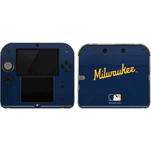 MLB Milwaukee Brewers Alternate/Away Jersey Nintendo 2DS Skin