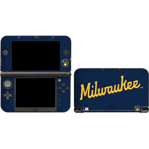 MLB Milwaukee Brewers Alternate/Away Jersey 3DS XL 2015 Skin