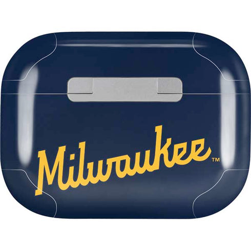 MLB Milwaukee Brewers Alternate/Away Jersey AirPods Pro 2nd Gen Skin
