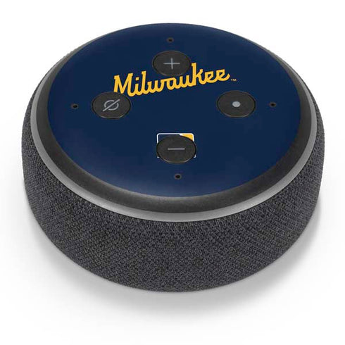 MLB Milwaukee Brewers Alternate/Away Jersey Amazon Echo Dot Skin