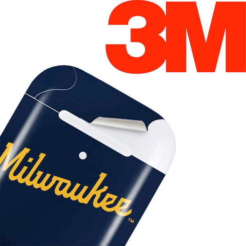 MLB Milwaukee Brewers Alternate/Away Jersey Apple AirPods 2 Skin
