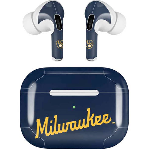 MLB Milwaukee Brewers Alternate/Away Jersey Apple AirPods Pro Skin