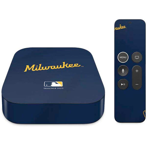 MLB Milwaukee Brewers Alternate/Away Jersey Apple TV Skin