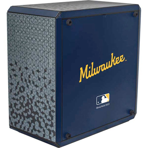 MLB Milwaukee Brewers Alternate/Away Jersey Cooler Master MasterBox Q300L Mini Tower Skin