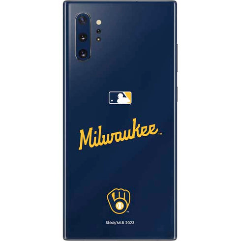 MLB Milwaukee Brewers Alternate/Away Jersey Galaxy Note 10 Plus Skin