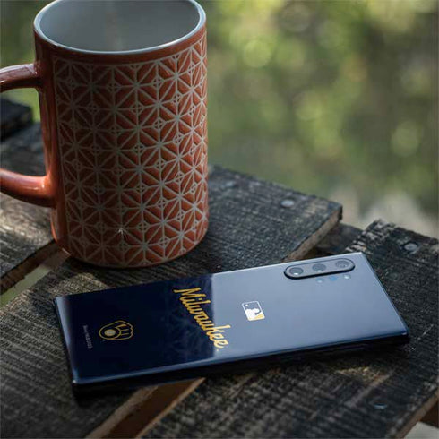MLB Milwaukee Brewers Alternate/Away Jersey Galaxy Note 10 Plus Skin