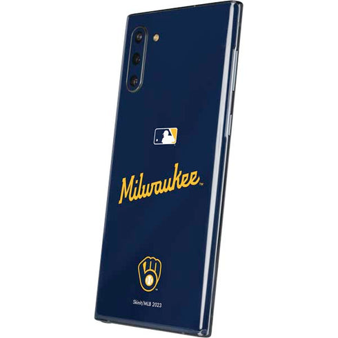MLB Milwaukee Brewers Alternate/Away Jersey Galaxy Note 10 Skin