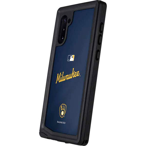 MLB Milwaukee Brewers Alternate/Away Jersey Galaxy Note 10 Waterproof Case