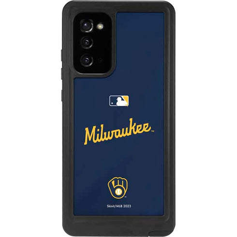 MLB Milwaukee Brewers Alternate/Away Jersey Galaxy Note20 5G Waterproof Case