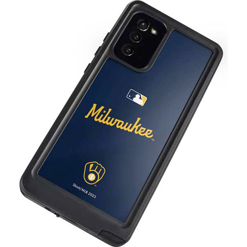 MLB Milwaukee Brewers Alternate/Away Jersey Galaxy Note20 5G Waterproof Case