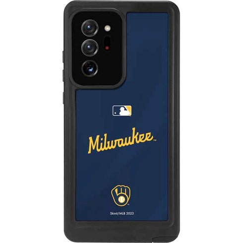 MLB Milwaukee Brewers Alternate/Away Jersey Galaxy Note20 Ultra 5G Waterproof Case