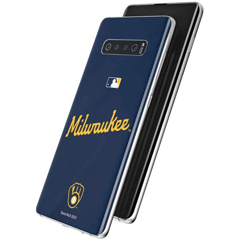 MLB Milwaukee Brewers Alternate/Away Jersey Galaxy S10 Skin