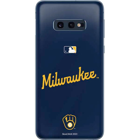 MLB Milwaukee Brewers Alternate/Away Jersey Galaxy S10e Skin