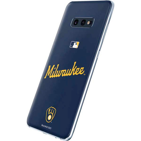 MLB Milwaukee Brewers Alternate/Away Jersey Galaxy S10e Skin