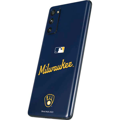 MLB Milwaukee Brewers Alternate/Away Jersey Galaxy S20 Fan Edition Skin