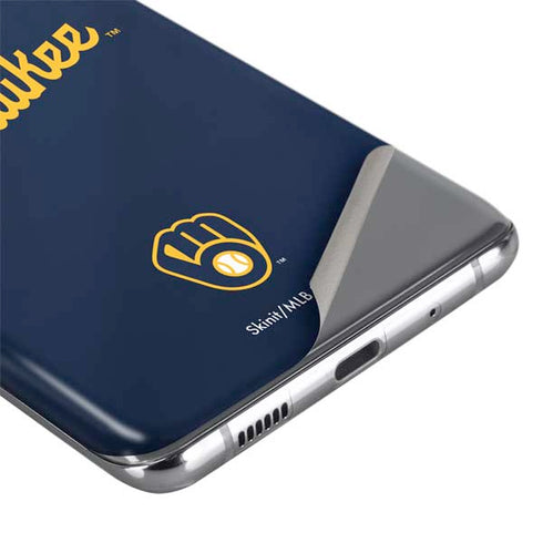 MLB Milwaukee Brewers Alternate/Away Jersey Galaxy S20 Plus Skin