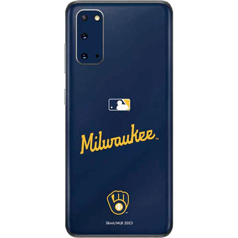 MLB Milwaukee Brewers Alternate/Away Jersey Galaxy S20 Skin