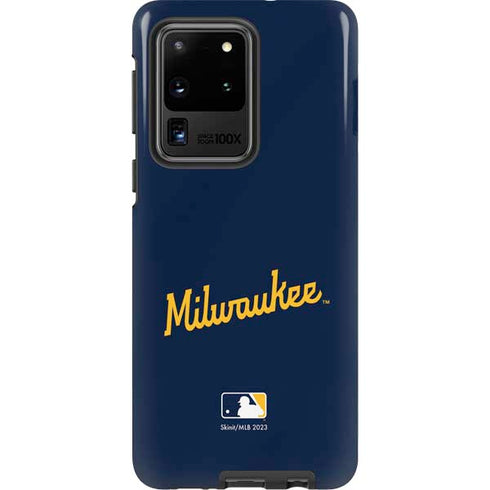 MLB Milwaukee Brewers Alternate/Away Jersey Galaxy S20 Ultra 5G Pro Case